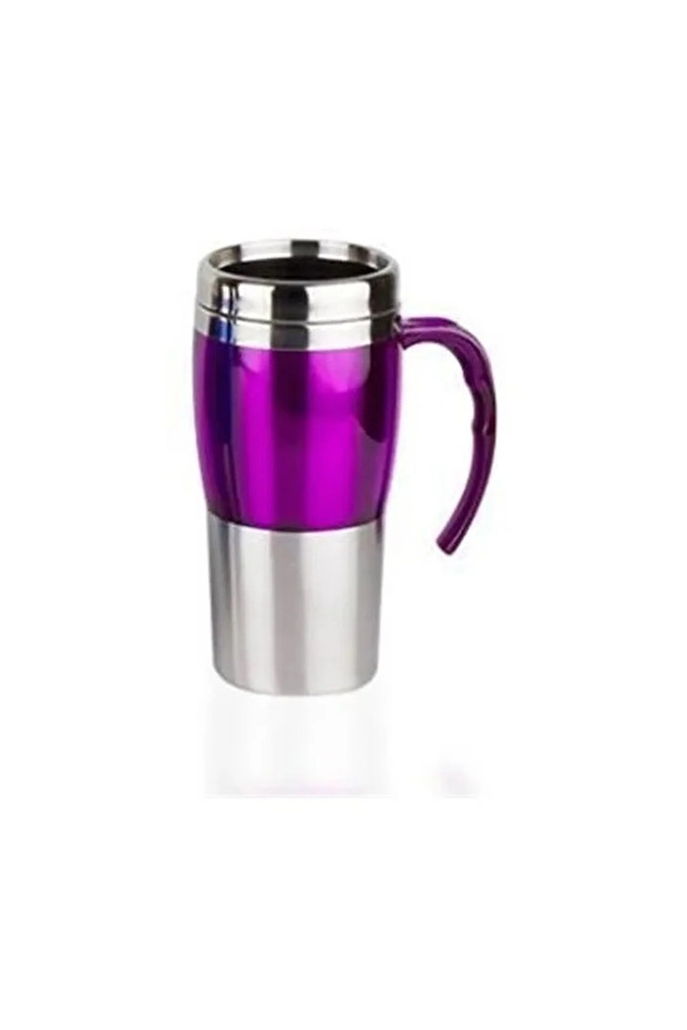 Stainless Steel Mug Cup Thermos 450 ml Purple