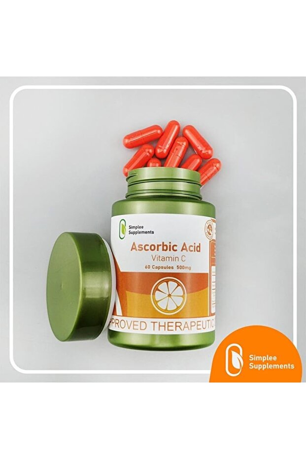 Ascorbic Acid Vitamin C 60 Capsule 500 Mg