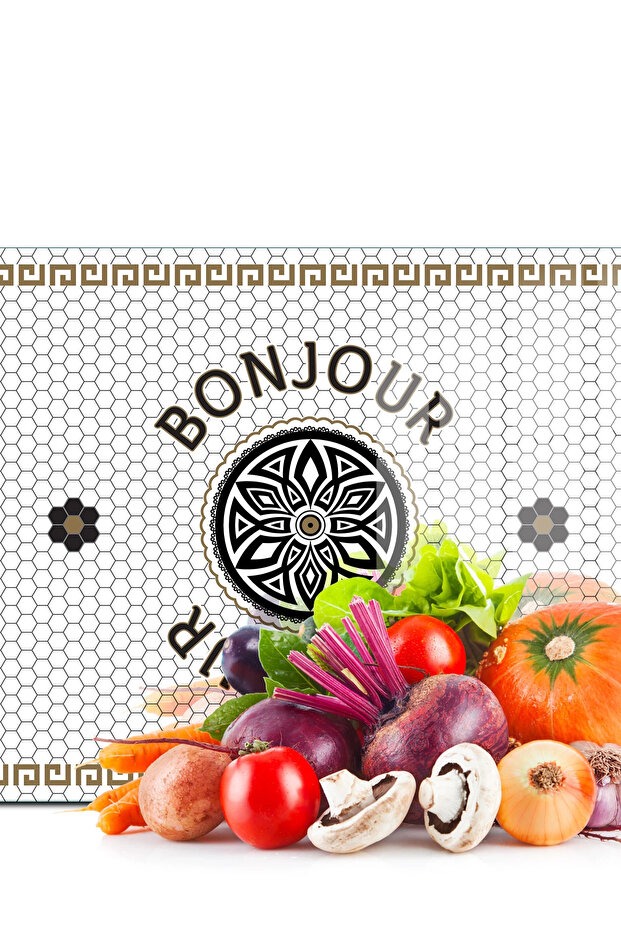 Glass Cutting Board and Presentation Tray Amore Bonjour 30 X 40 cm