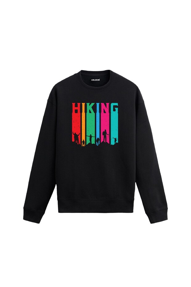 Hiking Themed Design Sweatshirt