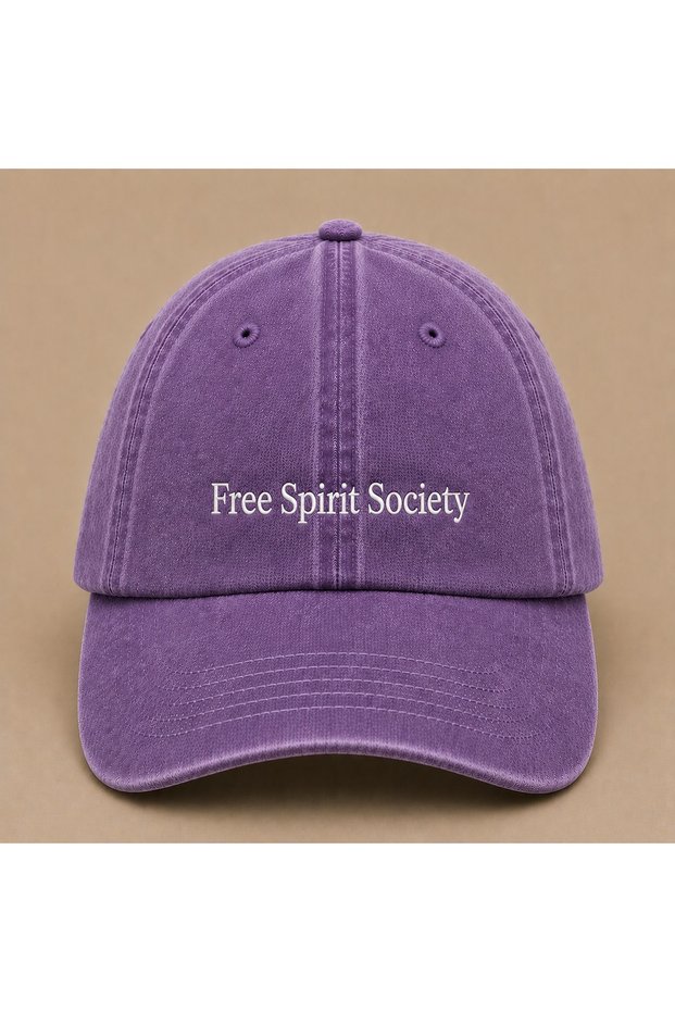 Free Spirit Society (Free Spirit) Embroidered Vintage Washed Cap Hat