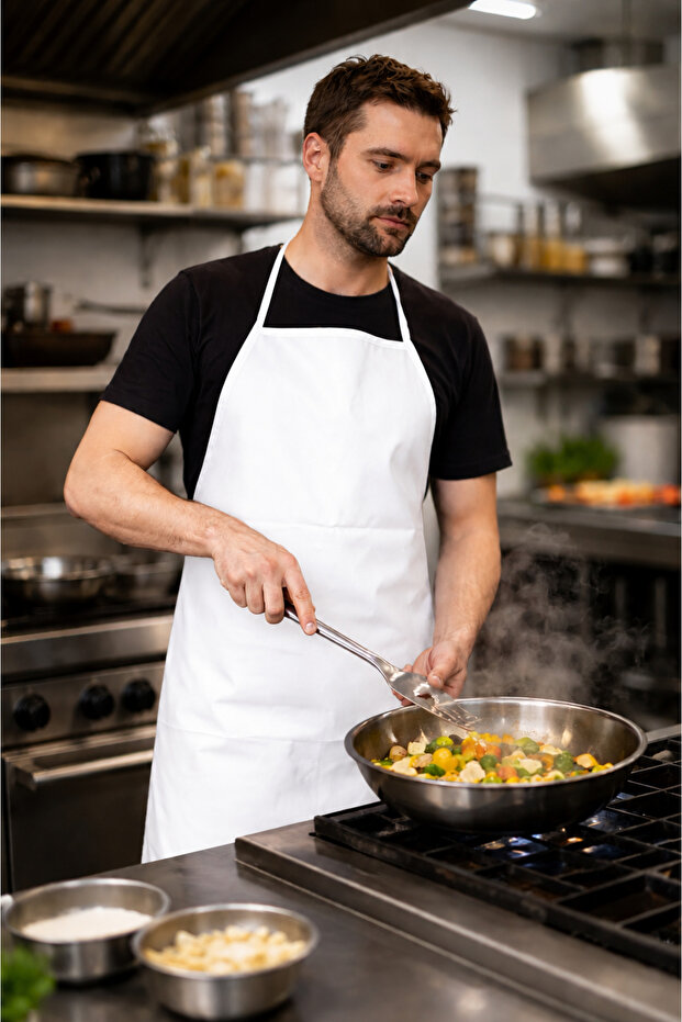 Waterproof Apron Liquidproof Kitchen Dishwashing and Butcher Apron Polyurethane