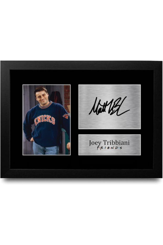 Joey Tribbiani Friends Gifts A4 Signed Printed Autograph Framed Print Photo Matt LeBlanc Gift Picture Display