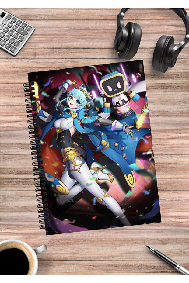 Genshin Impact Anime Spiral Notebook A5 (50 Sheets)