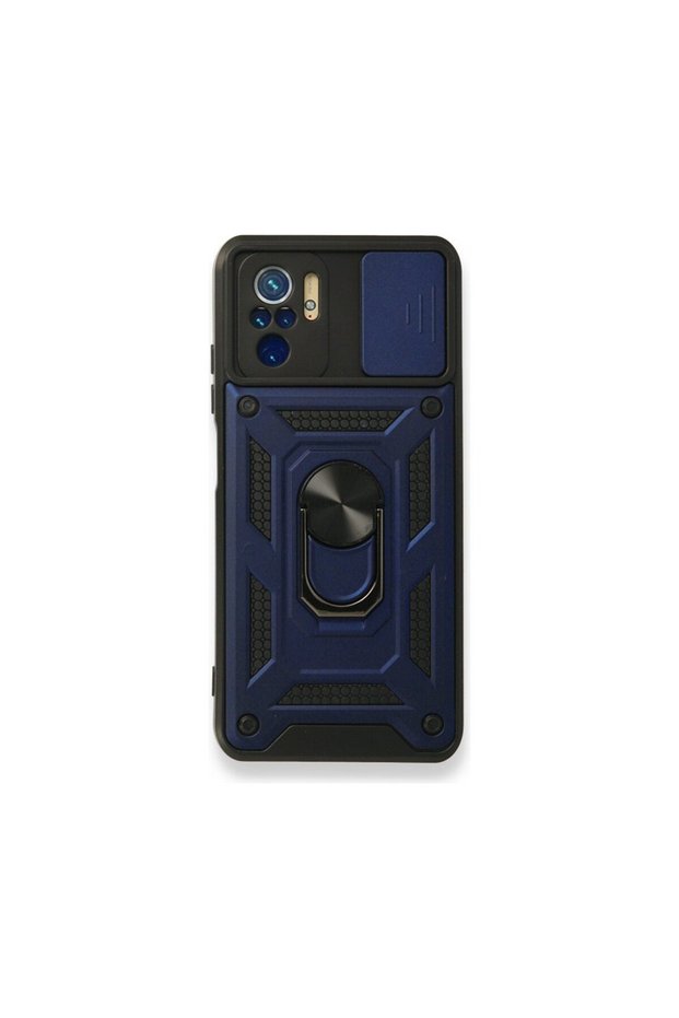 Xiaomi Redmi Note 10 Case Ultra Protective Sliding Vega Cover with Magnetic Ring Stand