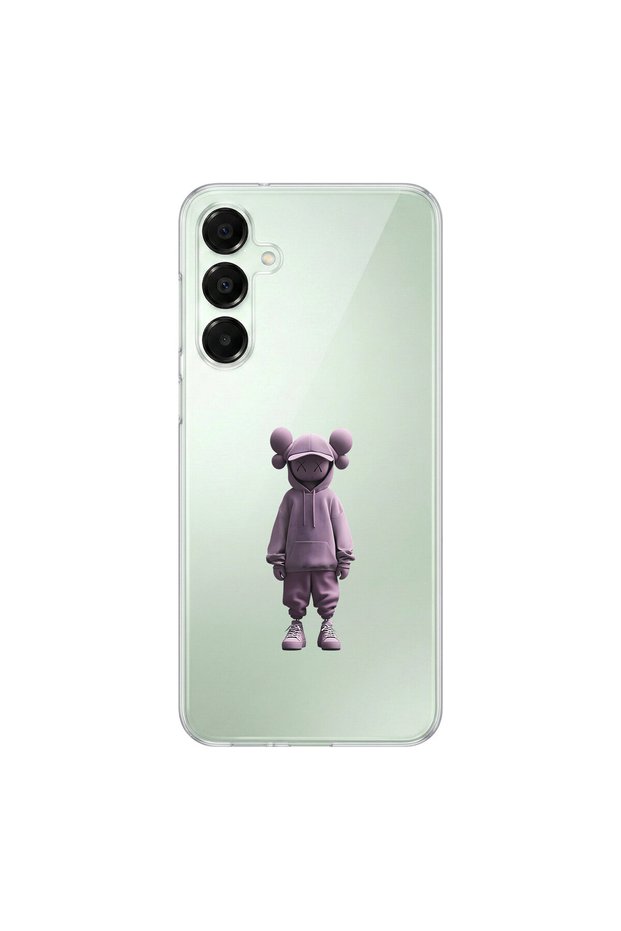 Samsung Galaxy A16 Compatible No Face 4 Design Transparent Case