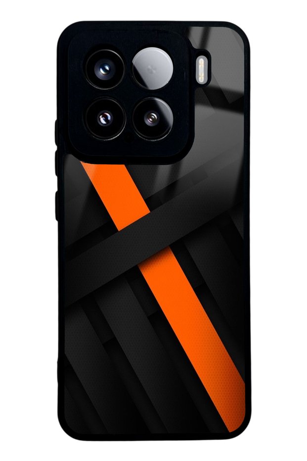 Xiaomi 15 Glossy Phone Case with Carbon Weave Design