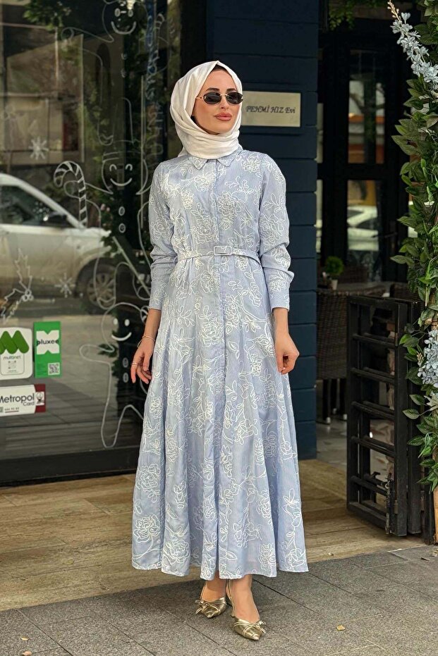 فستان MA06.12 أزرق