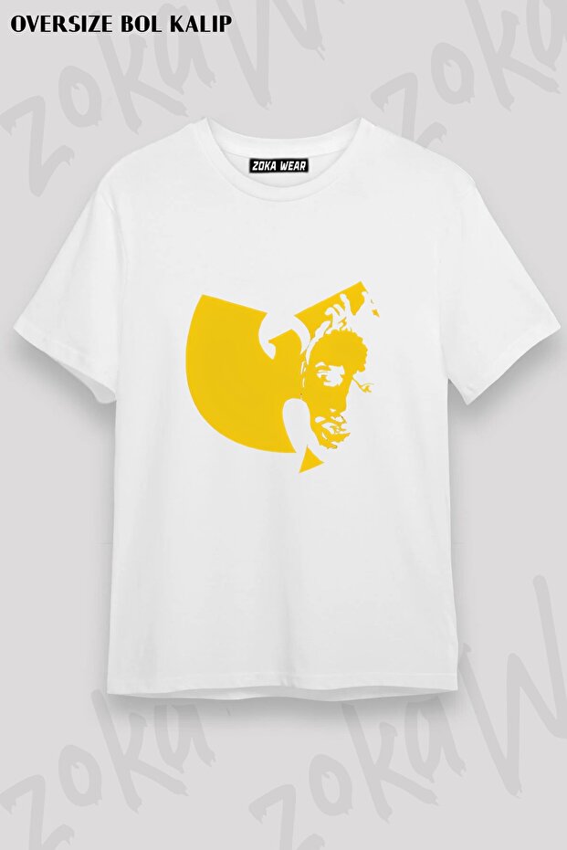 Unisex Loose Fit Wu Tang Clan V9 Printed T-Shirt