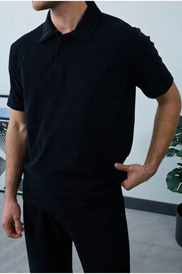 Marrakech Towel Polo Collar Tshirt