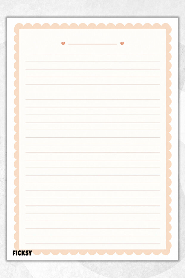 A4 Notepad Lined Notebook - 50 Sheets - Memopad - Notepad - Notepad - Note Paper - 1