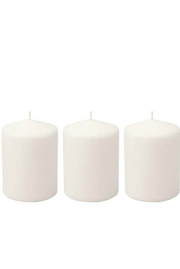 Sakha Candle Premium Quality Unscented Pillar Candles 2 x 2 Inch, Long Burning Hours, Decorative Pillar Candles