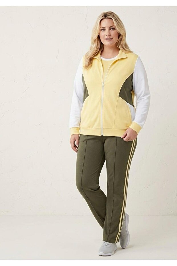 Plus Size 3-Piece Tracksuit Set