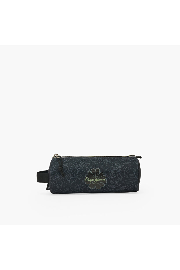 Eloise Floral Print Pencil Pouch with Zip Closure