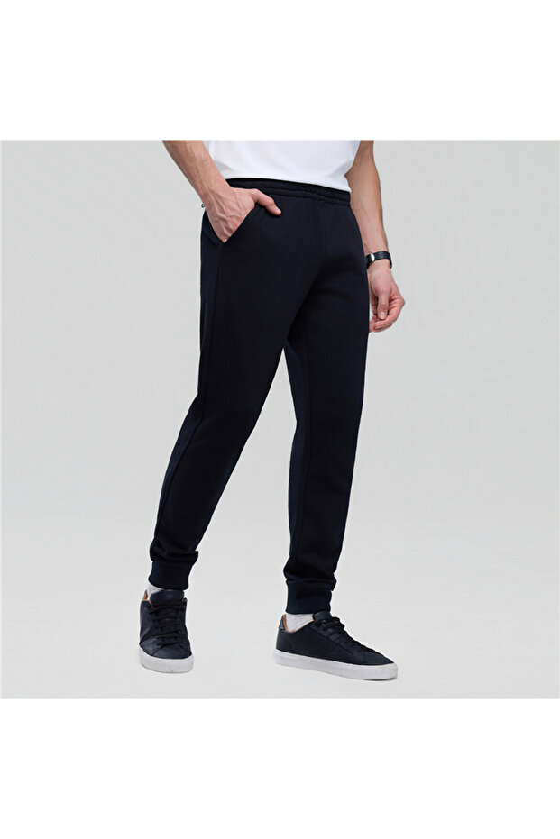 Men’s Slim Taper French Terry Jogger with Elastic Waist