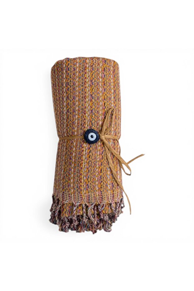 Alaçatı Peshtemal (100X180 cm) 100% Cotton Lightweight Quick-Drying Beach & Bath Towel