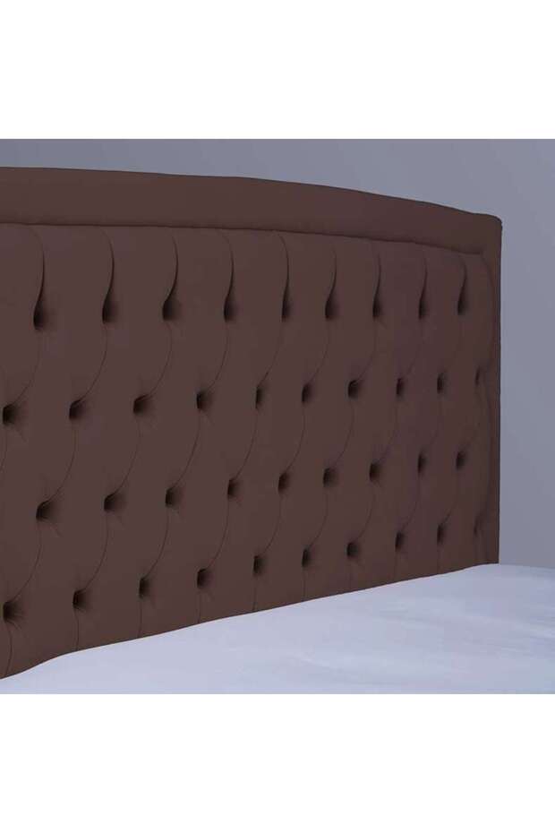 BIANCA HEADBOARD VELVET BROWN L-160 : H-125 CM