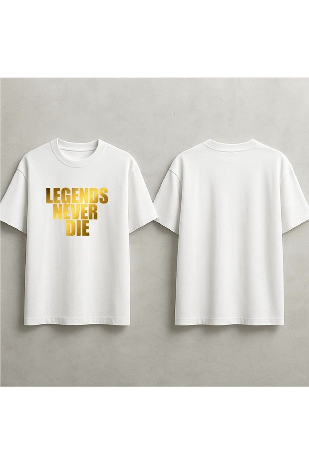Legends Never Die Printed Oversized T-Shirt