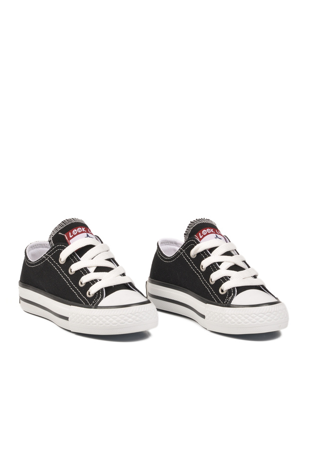 26201 P Black Boy's Sports Shoes
