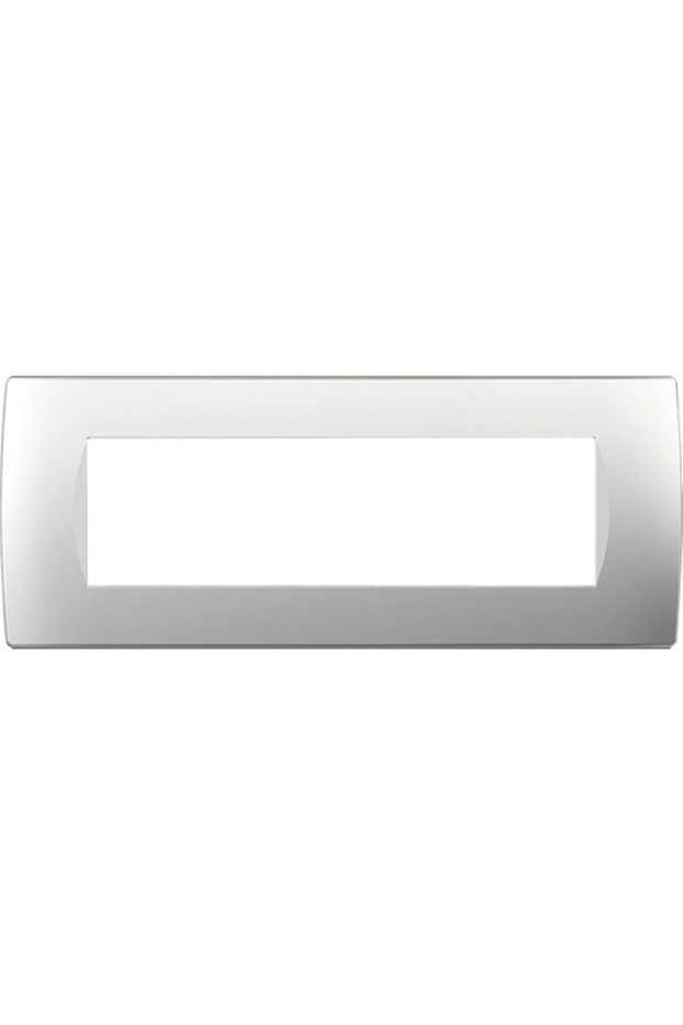 TEM Soft 7-module device frame, silver