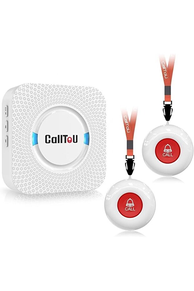 Caregiver Pager Wireless Call Button Nurse Alert System 500+ Feet for Home/Elderly/Patient/Disabled