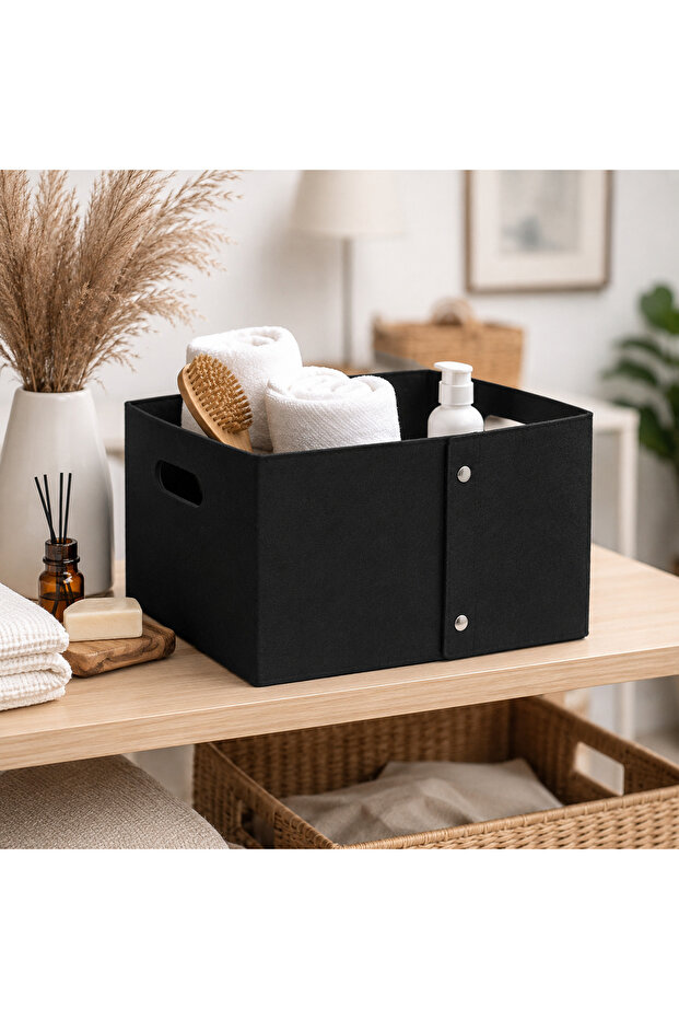Felt stapled shelf organizer 36x25x20