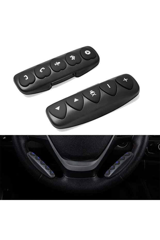10 Keys Multi-function Wireless Steering Wheel Remote Control Android For Car Radio DVD GPS Multi... - 7