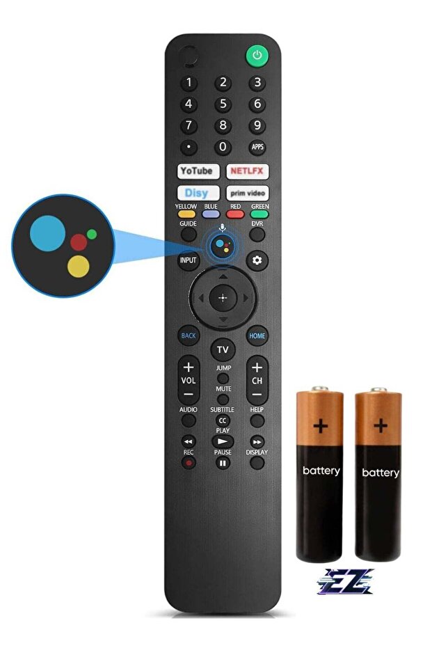 RMF-TX520U Voice Remote Control for Sony TV, Replacement for Sony Bravia OLED Ultra HD LED UHD 4K 8K Smart Google TV