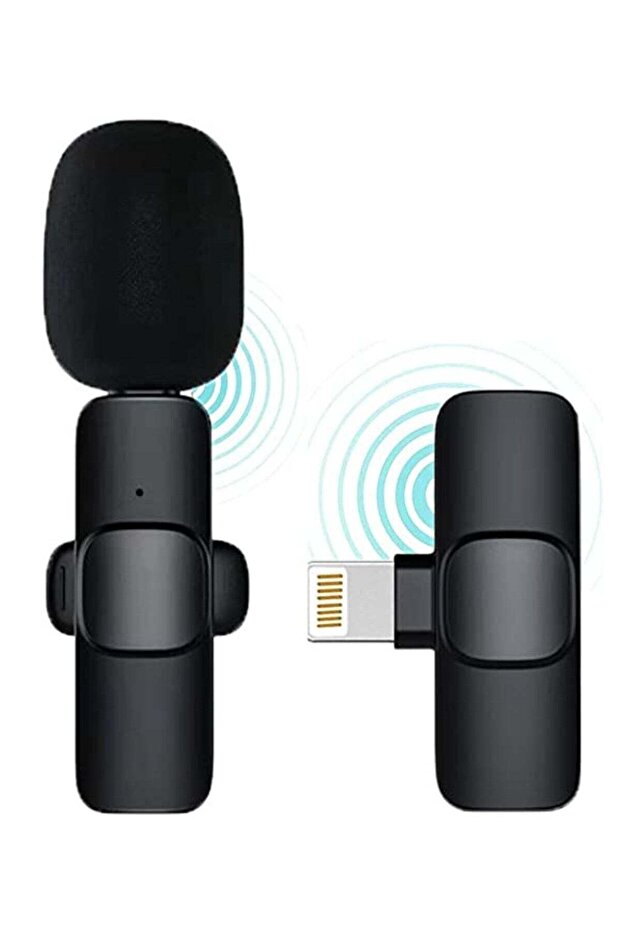 Wireless Lavalier Microphone for iPhone iPad - Mini Mic for YouTube, TikTok, Zoom Video Recording