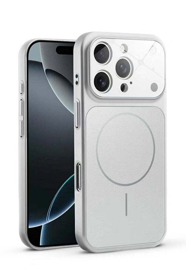 iPhone 13 Pro Max Magnetic MagSafe Compatible Slim Shockproof Protective Case with Camera Lens Protector