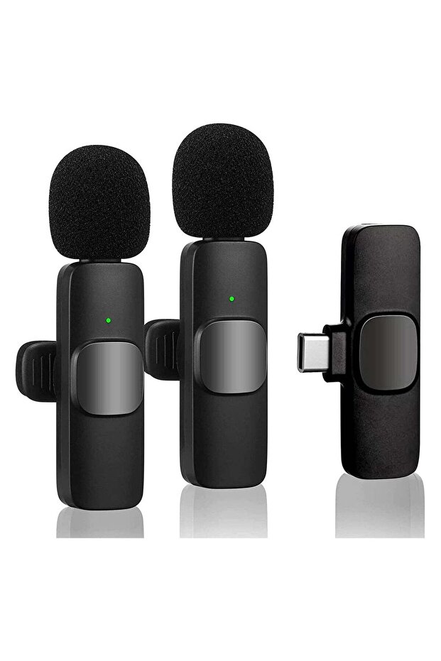 Wireless Lavalier Microphone for Phone(USB-C), Dual for Video Recording, Live Stream, Vlog, YouTube, TikTok