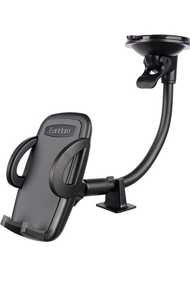 ET-EH190 Windshield Car Phone Mount – Universal Adjustable Smartphone Holder for Dashboard & Windshield