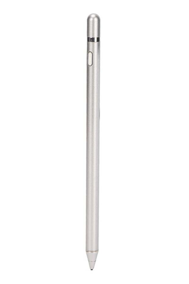 Silver Stylus Pen for iPad with Palm Rejection Technology, Ideal for Seamless Note-Taking and Drawing