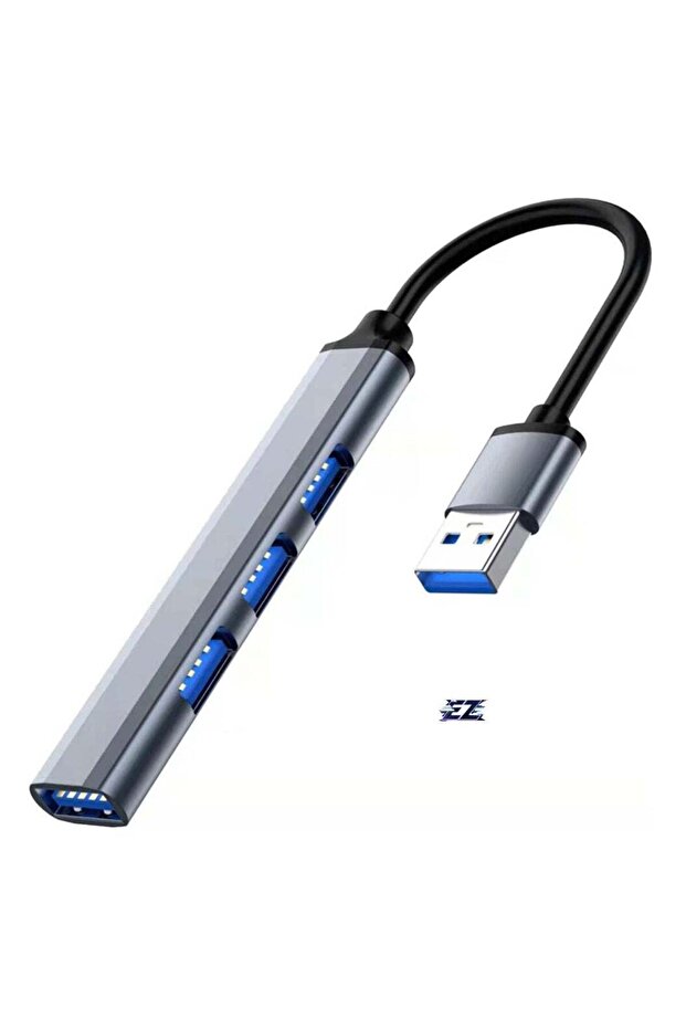 Ultra Slim USB 3.0 Hub with 4 Ports for Laptop, PC - High-Speed Data, Compact, Durable
