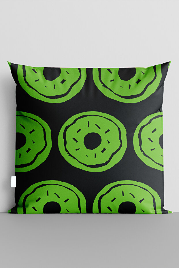 Green Fruit Slices Double-Sided Digital Printed Pillow Cover - 7216