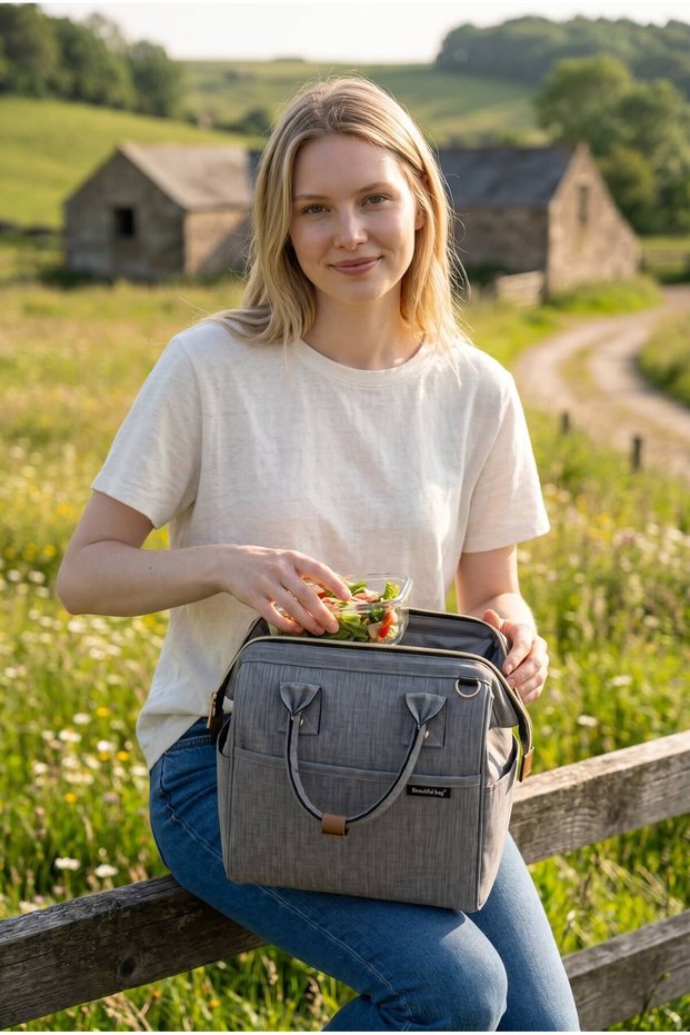 Thermal Bag Heat Insulated Waterproof Food Carry Lunch Bag