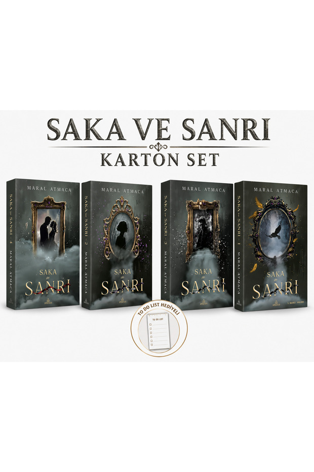 Saka ve Sanrı 1, 2, 3, 4 Maral Atmaca 4 Book Cardboard Cover Gift Product