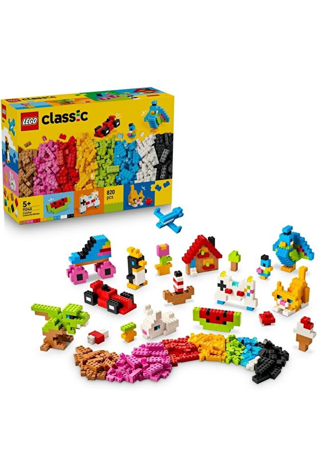 Classic Creative Colourful Bricks, 820 Pieces - 1