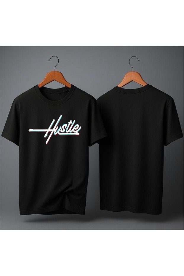 Hustle Printed Oversized T-Shirt