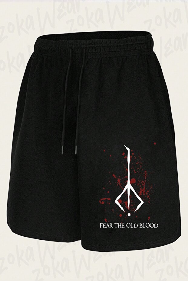 Unisex Hunter Symbol,Bloodborne Design Printed Shorts