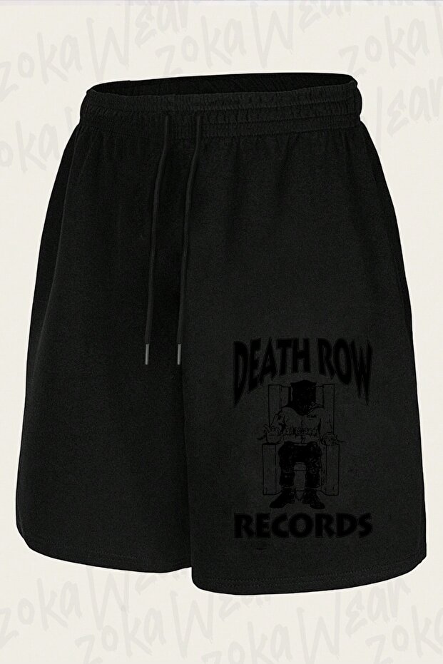 Unisex Death Row Records Design Printed Shorts