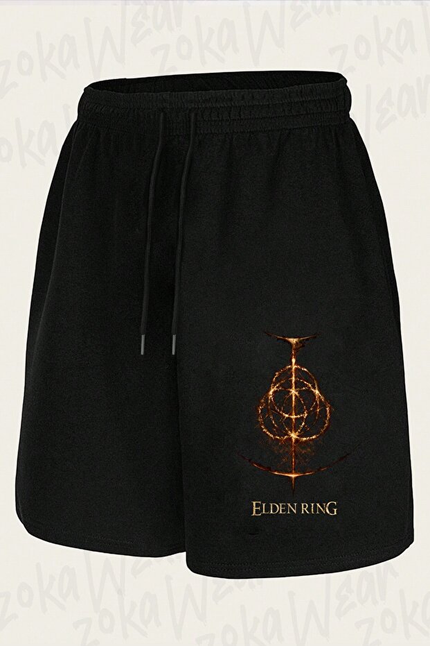 شورت مطبوع بتصميم Elden Ring للجنسين، Game, Game V4