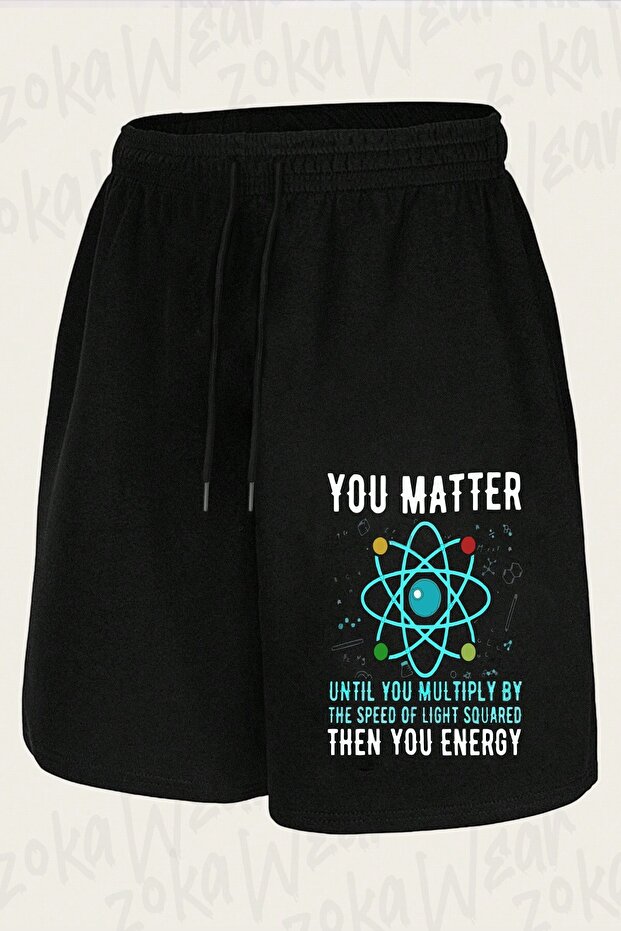 شورت مطبوع بتصميم فيزيائي للجنسين من Fizik Atom Matter