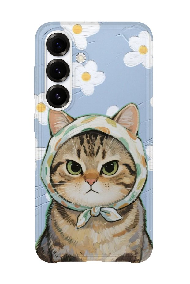 Samsung Galaxy A14 Compatible Printed Transparent Phone Case | Collection: Kawaii Cat
