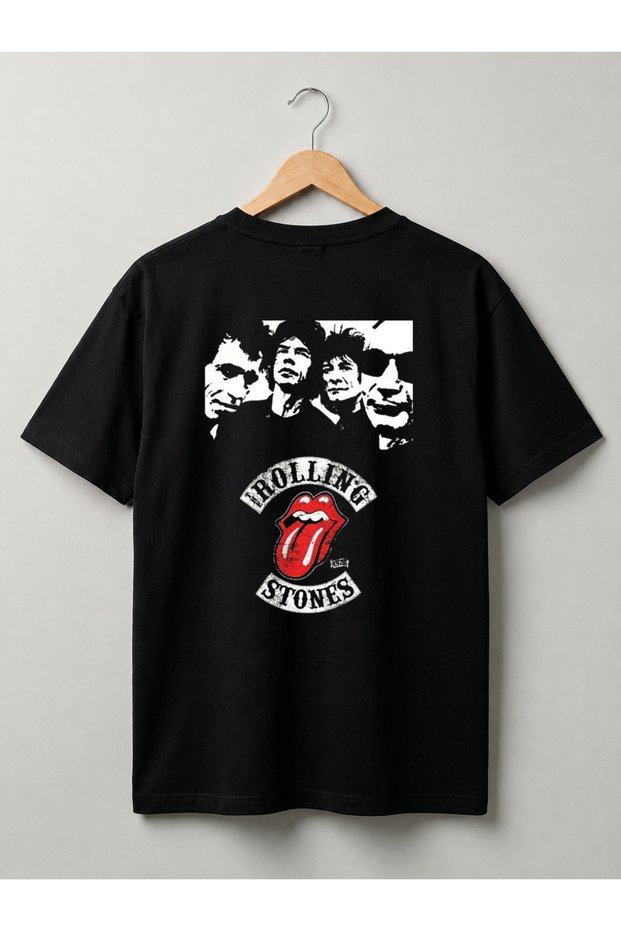 ''Live the Rock'N Roll Soul with the Rolling Stones T-Shirt'' The Rolling Stones Unisex Cotton T-Shirt