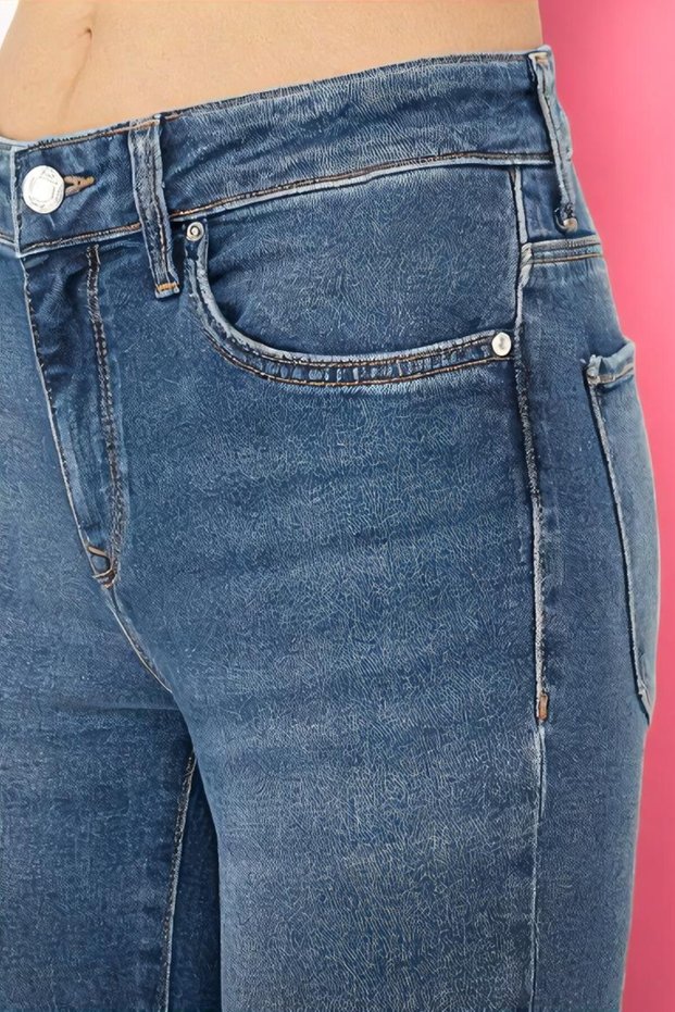 Blue Effect Women's High Waist Stretch Denim Skinny Leg Jeans