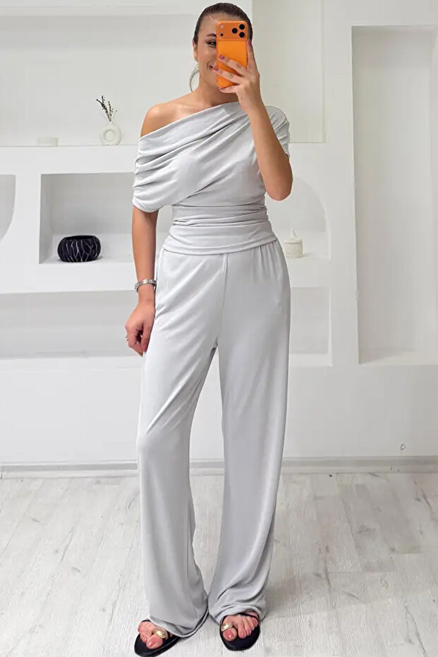 Extra Soft Touch Cupral Low Shoulder Bat Sleeve Set