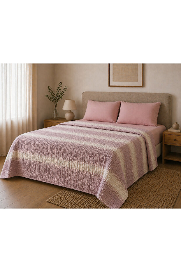 Daily 100% Cotton Muslin Pique 4 Layer Double Pique 200X220