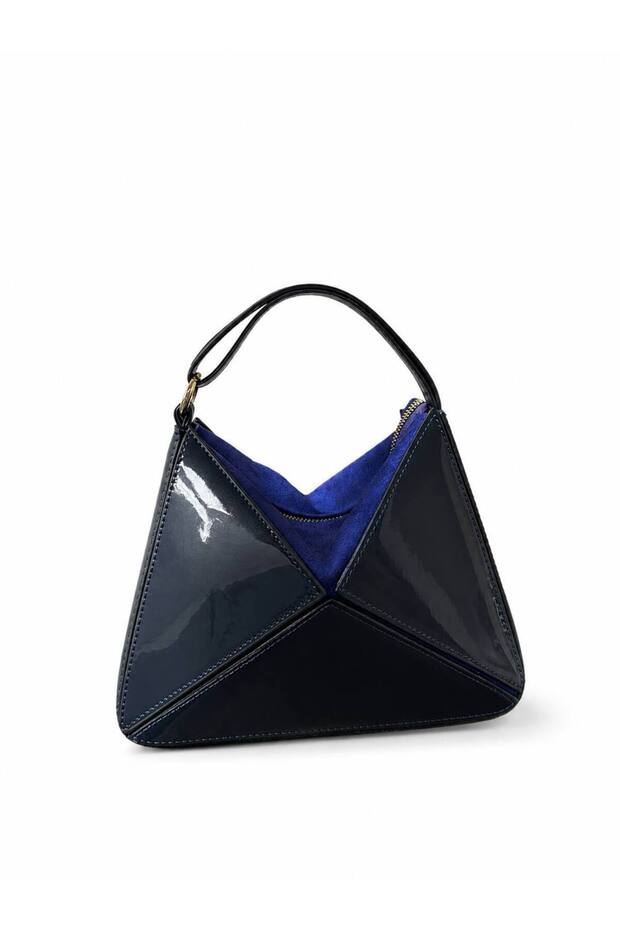 Triangle Design Women's Hand and Shoulder Bag