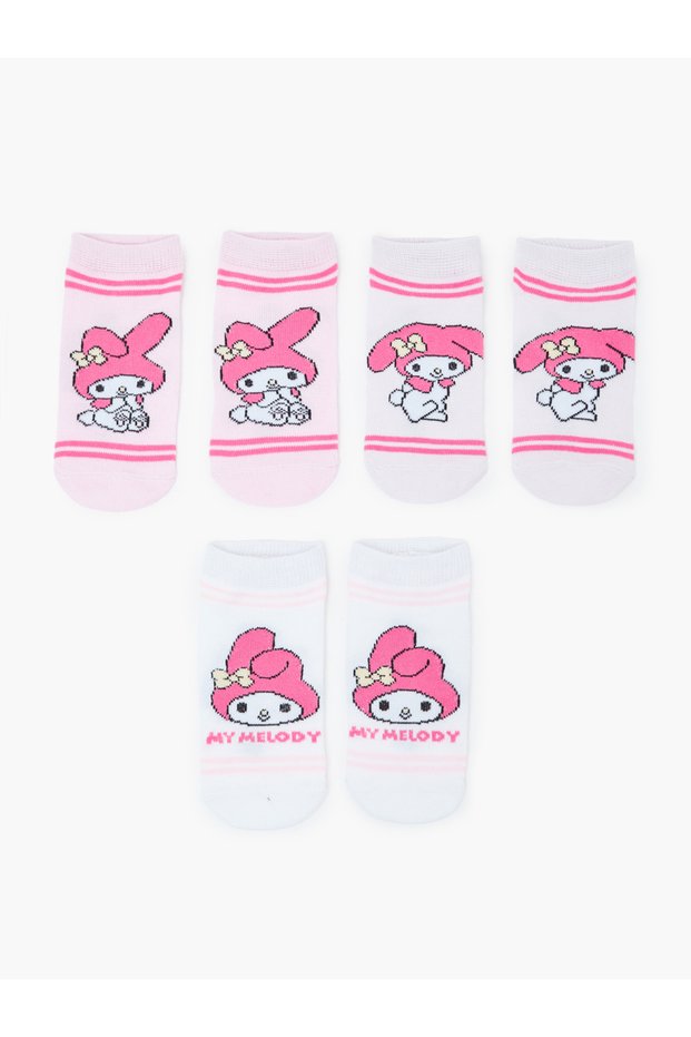 Girls Set of 3 - My Melody Ankle Socks